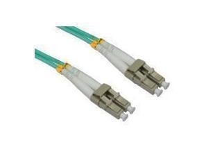 10M Cables Direct OM3 Fibre Optic Cable, LC-LC Aqua