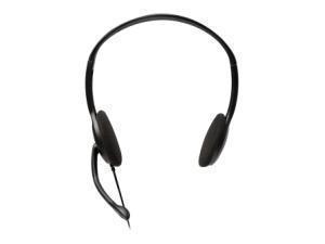 V7 Standard Stereo Headset with Microphone, Black