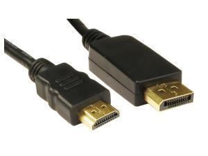 DisplayPort To HDMI Cable 3 Metre