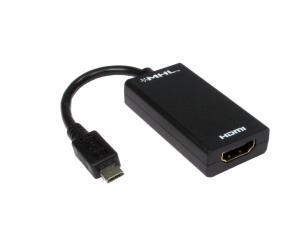 MHL - HDMI Adaptor, USB Micro B to HDMI type A