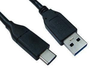 Spire Cables Direct 1m USB 3.1 Type C (M) to Type A (M) Cable - Black