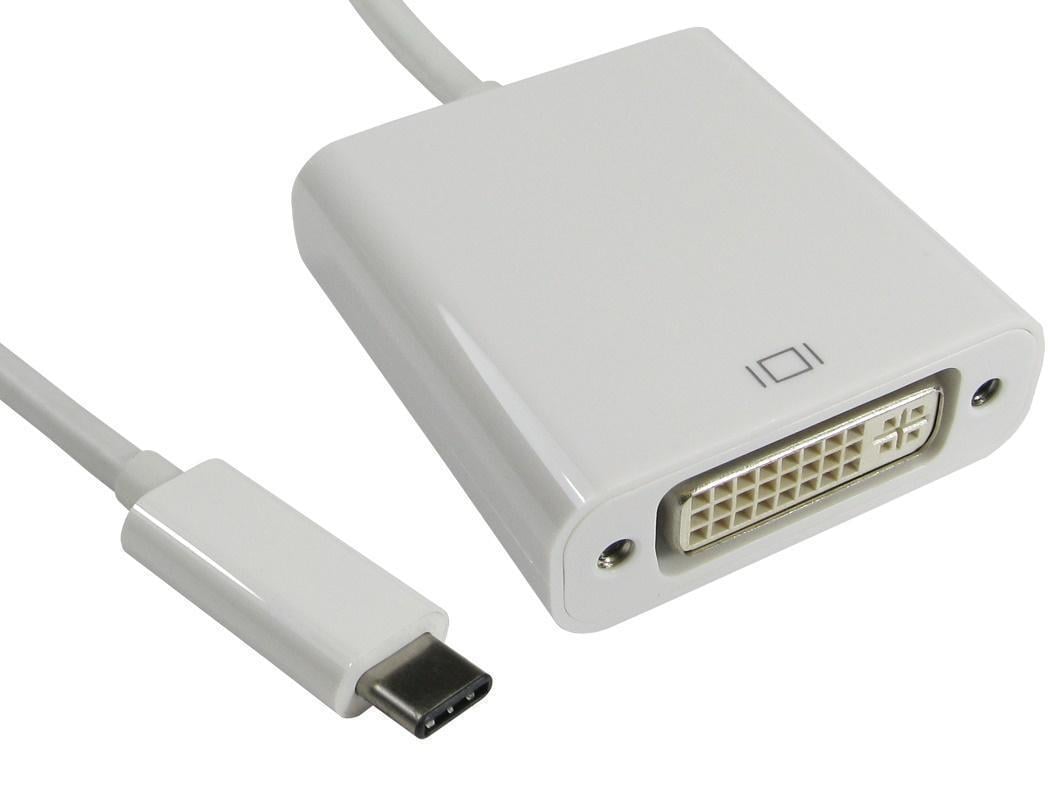 USB Type C to DVI Adapter 15CM - USB3C-DVICAB | Novatech
