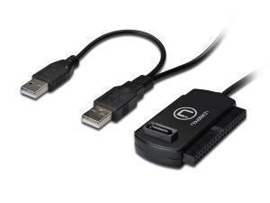 Novatech USB 2.0 to 2.5inch/3.5inch IDE Andamp; SATA HDD Adapter Cable with Power Supply