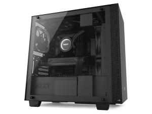 NZXT H400 Matte Black Micro-ATX Tower PC Case