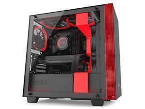 NZXT H400I Matte Black And Red Mid Tower PC Case