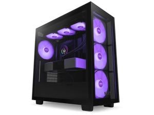 NZXT H7 Elite - CM-H71EB-02 - ATX Mid Tower PC Gaming Case - Front I/O USB Type-C Port - Quick-Release Tempered Glass Side Panel - Black (2023)