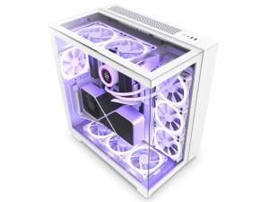 Thermaltake H570 TG ARGB Snow ATX Tempered Glass Mid Tower Computer Chassis with Three 120mm ARGB Lite Front Fan & Mesh Front Panel ‎CA-1T9-00M6WN-01