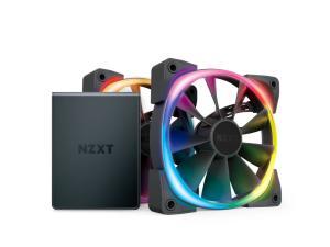 NZXT Aer RGB2 120mm Fan - 2x 120mm PWM Fan with Hue 2 Controller