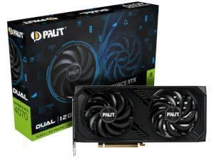 PALiT NVIDIA GeForce RTX 4070 Dual 12GB GDDR6X Graphics Card
