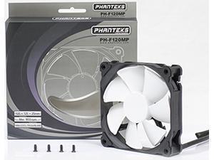 Phanteks PH-F120MP Black High Static Pressure PWM 120mm Case Fan