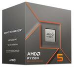 AMD Ryzen 5 8400F 6 Core AM5 Processor / CPU with Wraith STEALTH Cooler