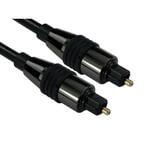 Cables Direct Optical Digital TOSLINK Cable 1m
