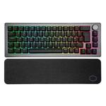 Cooler Master CK721 Wireless RGB Mechanical Space Grey  65% Keyboard with Bluetooth - Red Switch