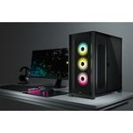 CORSAIR 5000X iCue White Tempered Glass RGB Gaming Case - Mid Tower