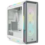 CORSAIR 5000T RGB White Tempered Glass Gaming Case - Mid Tower