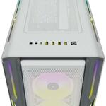 CORSAIR 5000T RGB White Tempered Glass Gaming Case - Mid Tower