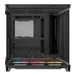 Corsair AIR 5400 LX-R RGB iCUE LINK Triple Chamber Mid-Tower PC Case - Black