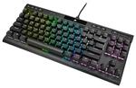 Corsair K70 RGB TKL Champion Series Mechanical Gaming Keyboard, Black, RGB Backlit, Cherry MX Red Switches, UK Layout