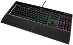 CORSAIR K55 RGB PRO Wired Gaming Membrane Keyboard with 5-Zone RGB Backlighting –Black