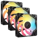 Corsair RS120-R Reverse RGB Black 120mm Case Fan Triple Pack
