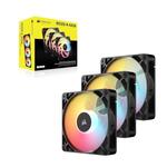Corsair RS120-R Reverse RGB Black 120mm Case Fan Triple Pack