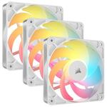 Corsair RS120-R Reverse RGB White 120mm Case Fan Triple Pack