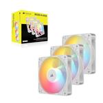 Corsair RS120-R Reverse RGB White 120mm Case Fan Triple Pack