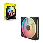 Corsair iCUE LINK LX140-R RGB 140mm PWM Reverse Fan Expansion - Black