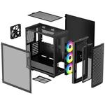 DeepCool CK560 Black ARGB Tempered Glass Tower Chassis