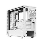 Fractal Design Define 7 Clear Tempered Glass White Tower Chassis - Mid Tower
