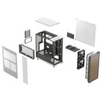 Fractal North Chalk White Mesh Tower Chassis