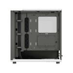 Fractal North Chalk White Tempered Glass Tower Chassis