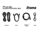 iiyama ProLite XUB2492HSU-B6 24inch Class Full HD LED Monitor - 16:9 - Matte Black