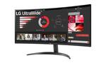 LG Ultrawide 34WR50QK-B 34inch Class UWQHD Curved Screen LCD Monitor - 21:9 - Black