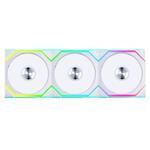 Lian Li UNI FAN SL WIRELESS 120mm Reverse Flow Triple Pack - White