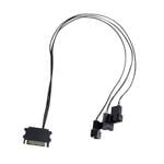 Lian Li UNI FAN SL WIRELESS 120mm Reverse Flow Triple Pack - White