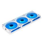 Lian Li UNI SL120 INF Addressable RGB White 120mm Fan Triple Pack with Controller