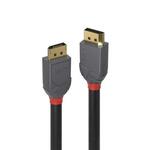 Lindy DisplayPort 1.4 Cable, Anthra Line, 1m