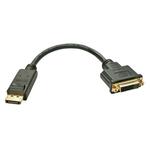 Lindy DisplayPort Male to DVI Female Adapter Cable 15CM