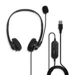 Lindy USB Headset With Microphone