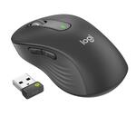 Logitech Signature M650 L for Business Mouse, right-handed, 5 buttons, wireless 2.4 GHz, Bluetooth, graphite