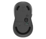 Logitech Signature M650 L for Business Mouse, right-handed, 5 buttons, wireless 2.4 GHz, Bluetooth, graphite