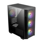 MSI MAG Forge M100R Tempered Glass ARGB Black Mini Tower Chassis