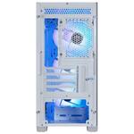 MAG FORGE M100R Tempered Glass ARGB White Mini Tower Chassis