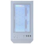 MAG FORGE M100R Tempered Glass ARGB White Mini Tower Chassis