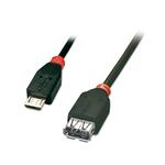 1M USB OTG Cable - Black