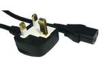 UK Mains to IEC C13 Lead 5 AMP Kettle Lead 3M