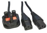 Novatech Double Ended IEC Power Cable - 2m  - Y POWER