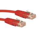 Red Cat5e Network Cable 0.25m