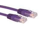 Violet Cat5e Network Cable 1m